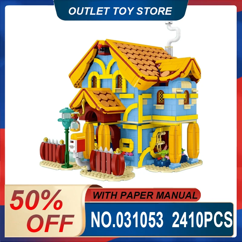 

XMORK 031053 MOC Love Villa City 2410pcs Building Blocks Bricks Puzzle Toy Christmas Gifts For Kids