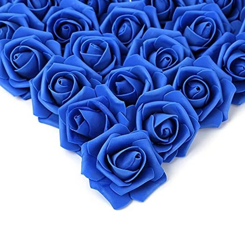 

100 штук искусственные головки роз, искусственные поролоновые розы для творчества, свадебные Композиции, украшения для праздника, вечеринки, дома