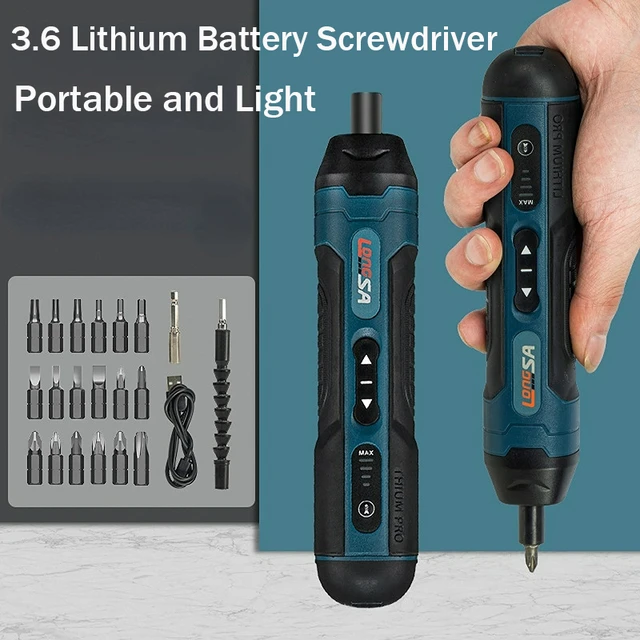 Electric Screwdriver Cordless Drill Mini Power  Tools Cordless Screwdriver  - Electric Screwdriver - Aliexpress