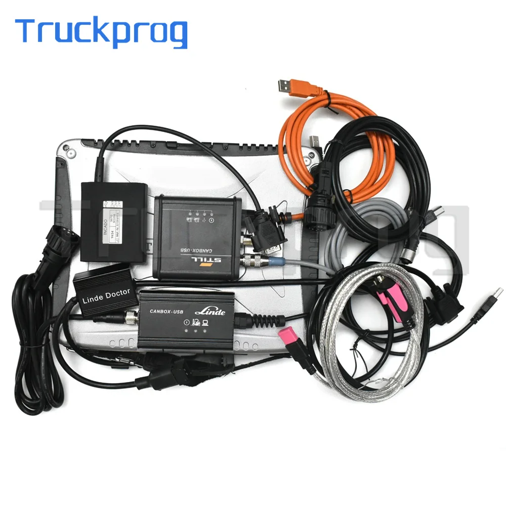 

For Still Steds Canbox+Judit Incado Box JUDIT 4 Jungheinrich+Linde Canbox Doctor+CF19 Laptop Forklift Truck Diagnostic