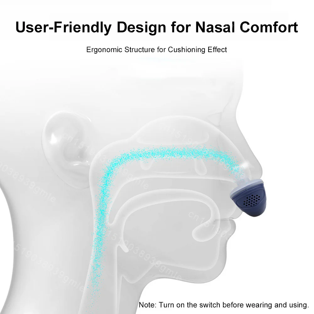 Electric Anti-Snoring Device Sleep Aid Care Nose Clip Snore Reduction Stopper Nose Breathing Relieve Sleepping Ventilator