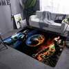 Cartoon Mortal Kombat Carpet for Living Room Home Decoration Bedroom Bedside Floor Mat Game Room Children Play Large Area Rugs 4