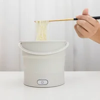 Portable Foldable Electric Cooker Hot Pot Food Steamer Dual Voltage Noodle Cooking Machine ideal for Dormitory or Travel 1