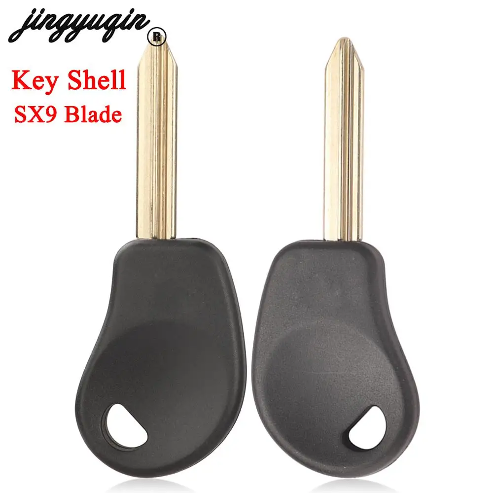 

jingyuqin Smart Remote Car Key Shell Case for Citroen Picasso Saxo Jumpy Despatch C5 C6 Berlingo Fob Uncut SX9 Blade Replacement