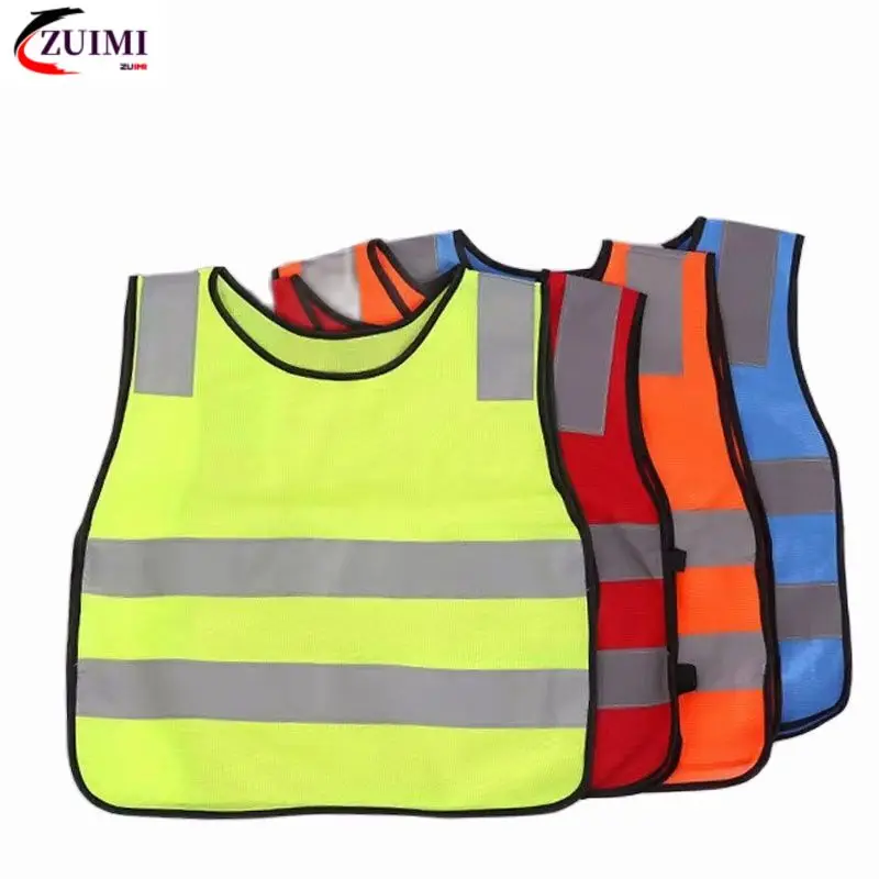 Kids Reflective Vest Kids Safety Vest Construction School Safety for Boys and Girls Cycling Skiing Running