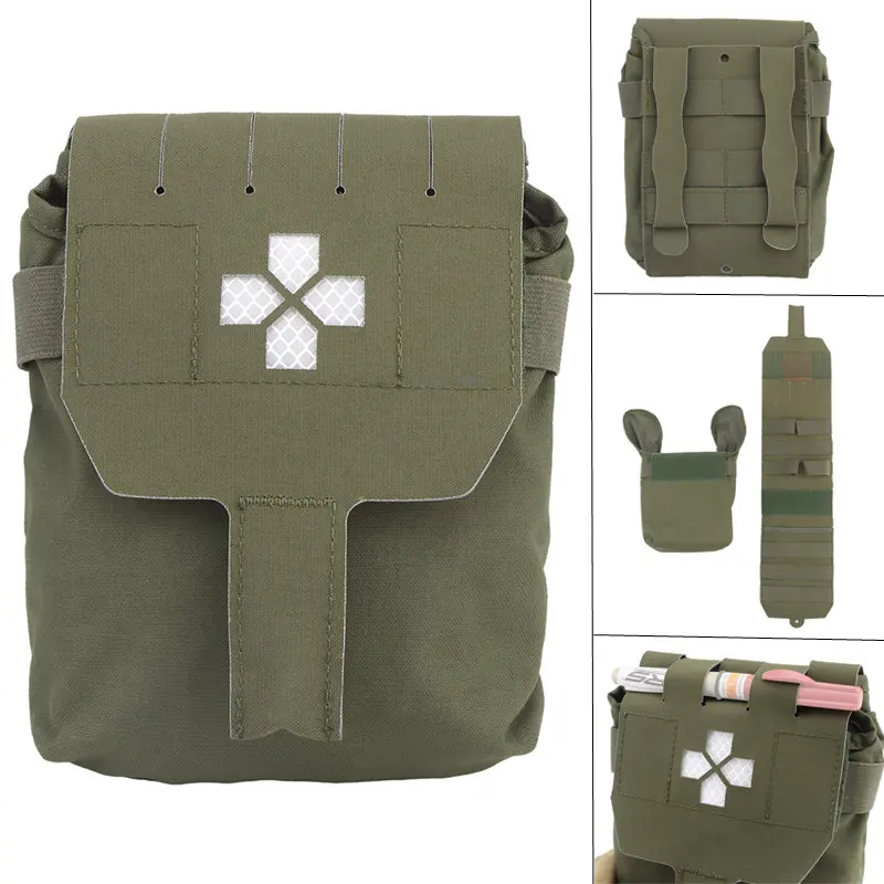 

Tactical Medical Bag Outdoor Climbing Hiking Sports Training MOLLE Lightweight Emergency Pouch Hunting Shooting Airsoft EMT Pack
