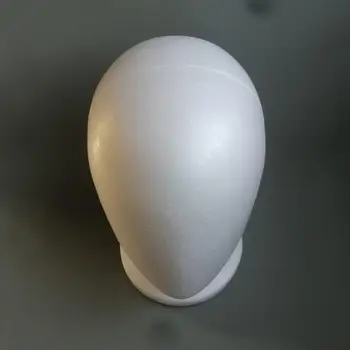 Testa di Manichino Femminile in Polistirolo Senza Volto per Esposizione Cosmetici, Parrucche, Cappelli e Accessori per Saloni di Bellezza e Viaggi