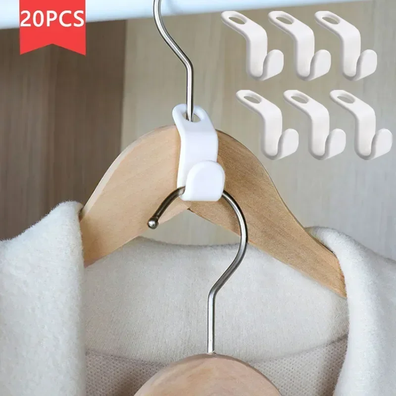 

Bedroom Stack Organizer Hook Wardrobe Closet Coat Multi-function Plastic Storage Hook Space-saving Hanger Wardrobe Hanger Rack