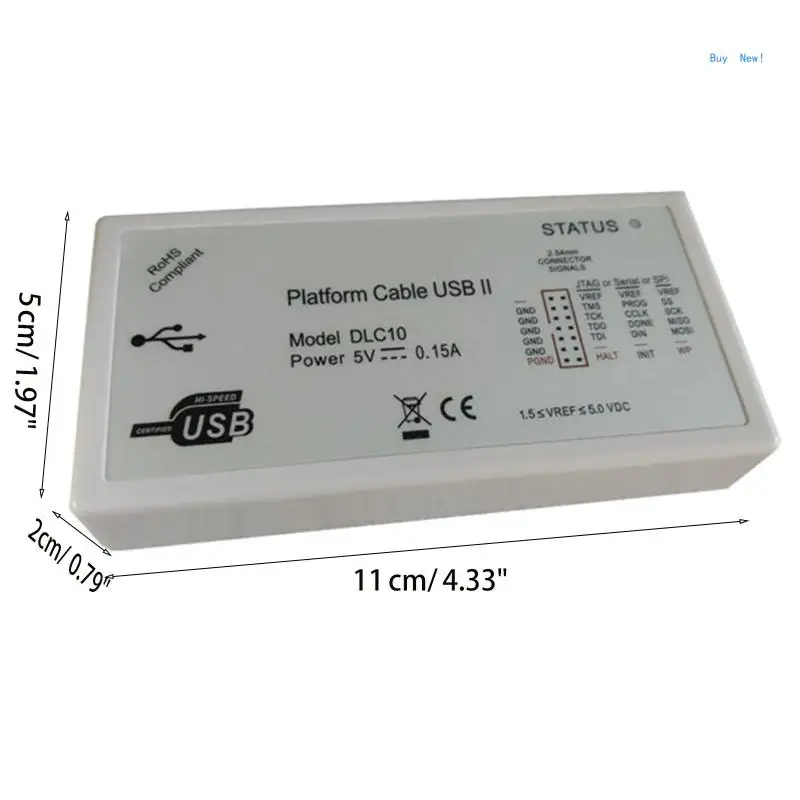 DLC10 ���ϸ��� �÷��� ���̺� USB �� DLC9 ���׷��̵� FPGA CPLD�� Jtag ���α׷��� �ٿ�ε� ���̺��� �ִ� ���ο� CY7C68013A Ĩ