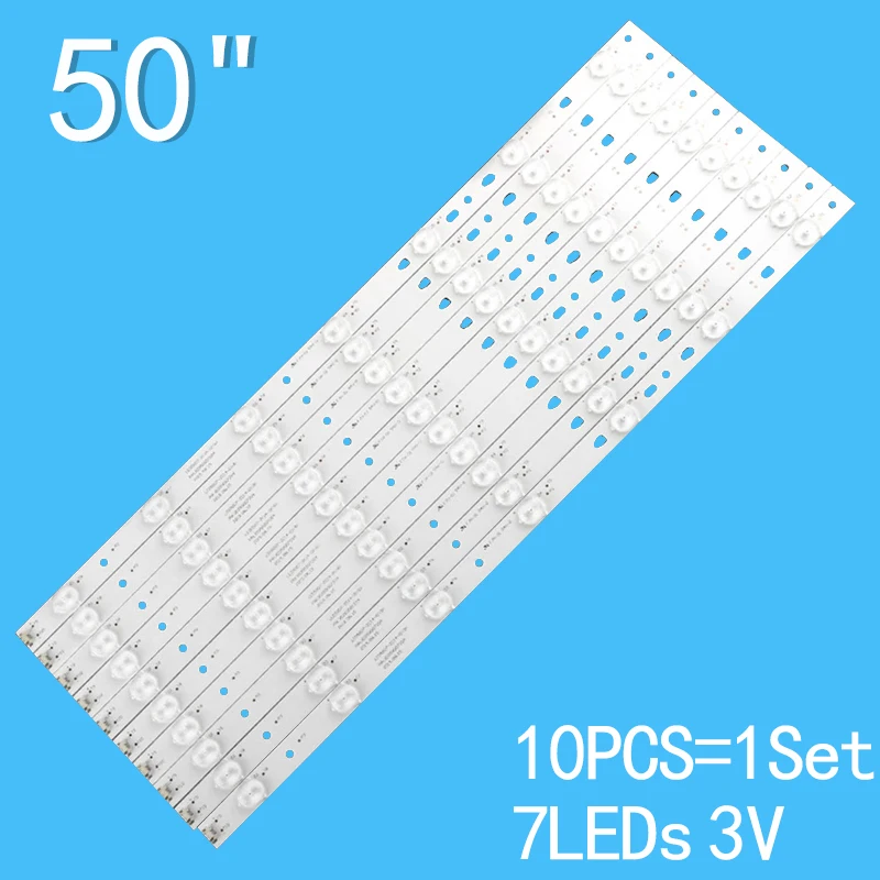 LED backlight strip for LED50A900 LD50U3000 50S510 LED50D7 ZC14 01(B) D50MF7000 LT-50M645 LT-50M640 V500HJ1-PE8 30350007204