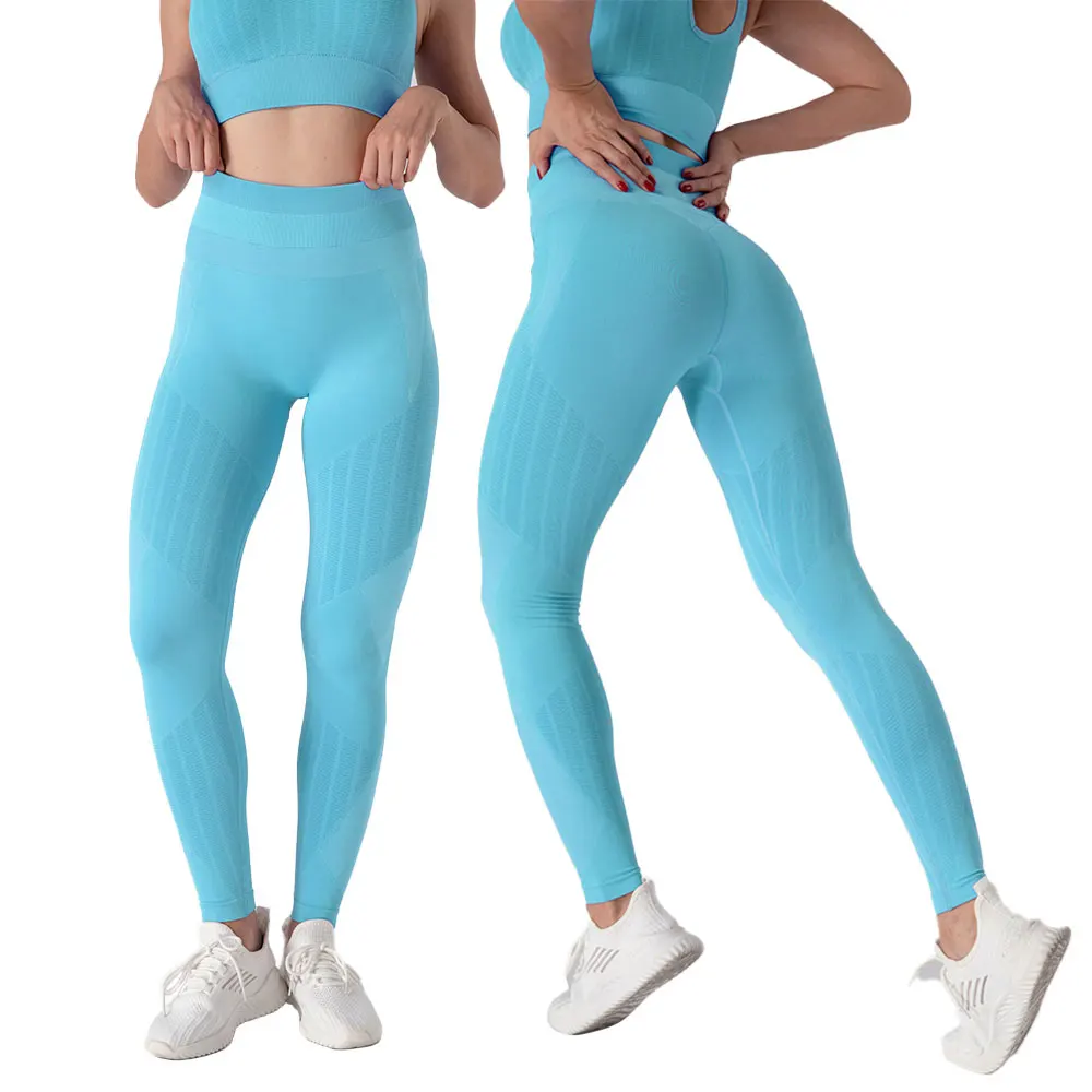 Breathable sports clothes Women's sports fitness clothes Breathable running Yoga Tight sports gym fitness pants