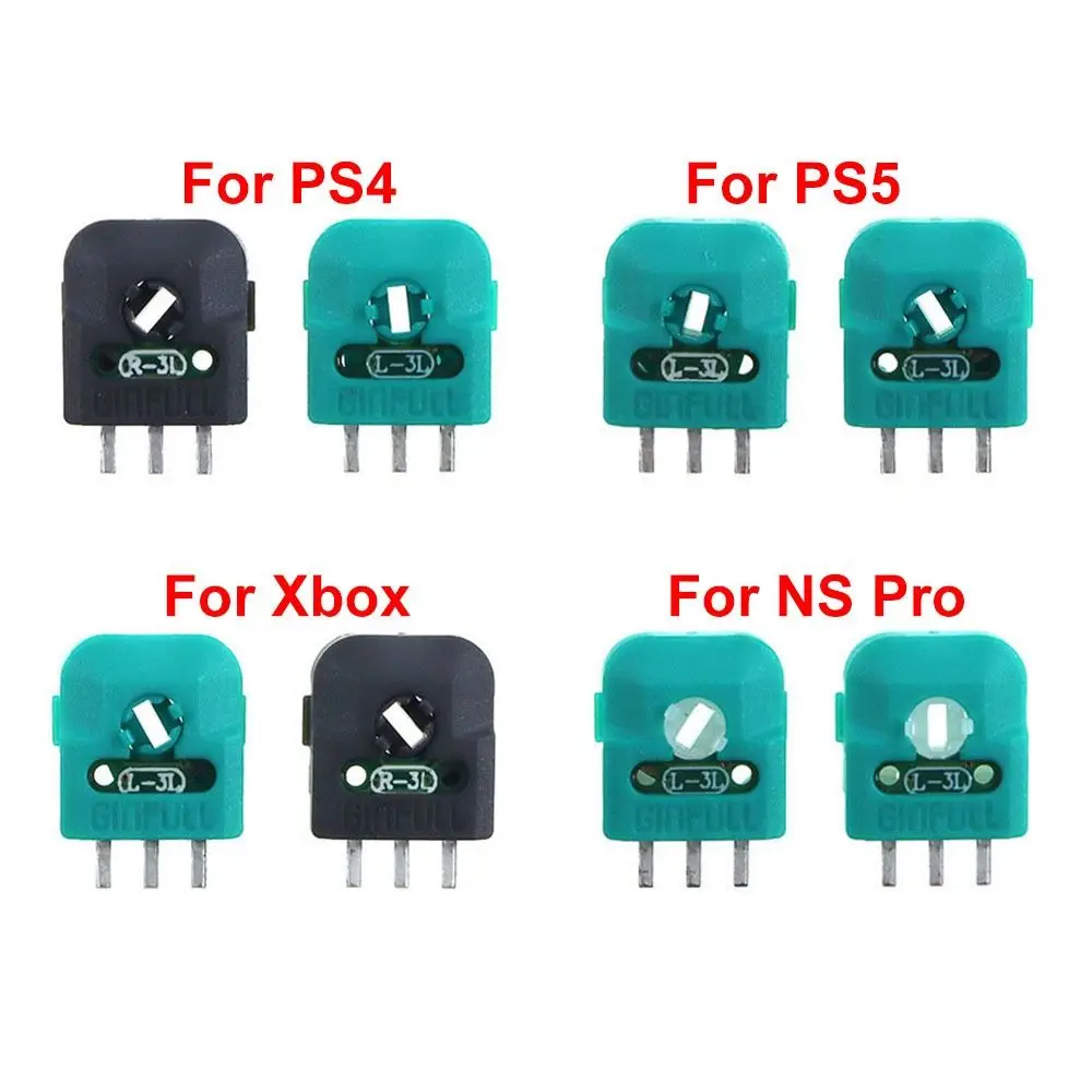 Hall Effect Sensor Joystick Module Pair - 3D Analog Micro Potentiometer Repair Part