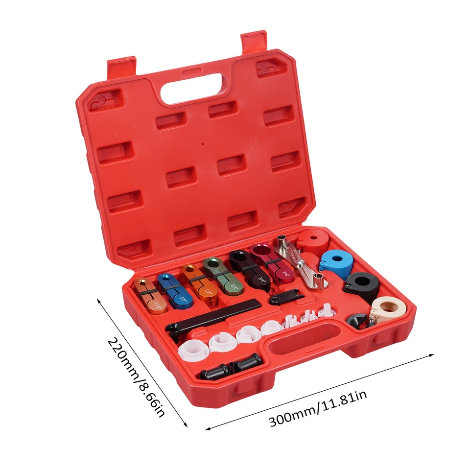 Kit Outils De Déconnexion Pour Lignes De Climatisation Auto - 7 Tailles (1/4" à 7/8") - Pour Réparation Et Entretien
