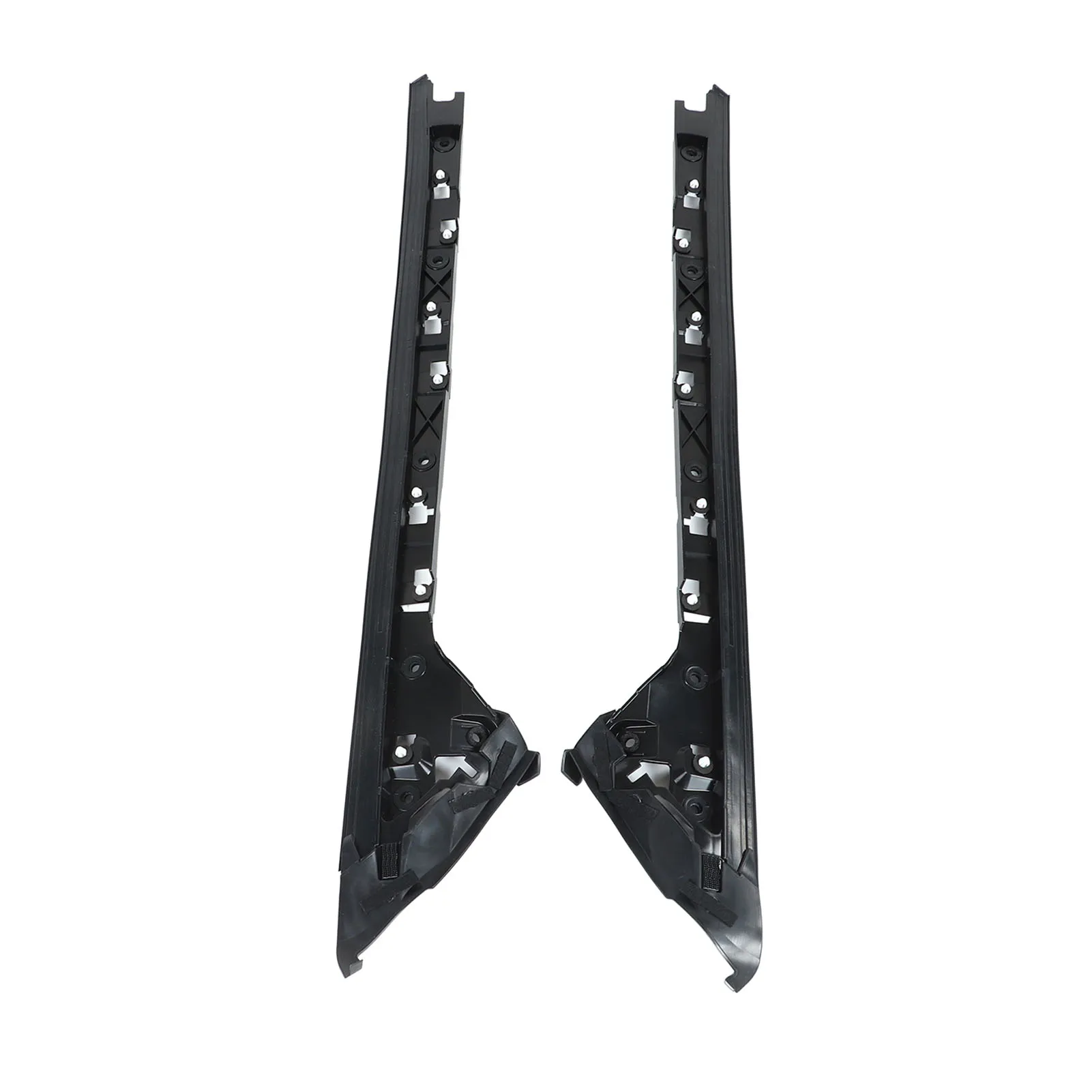 Front Windshield A Pillar Molding Trim Pair for Explorer 2011-2015 windshield molding trim