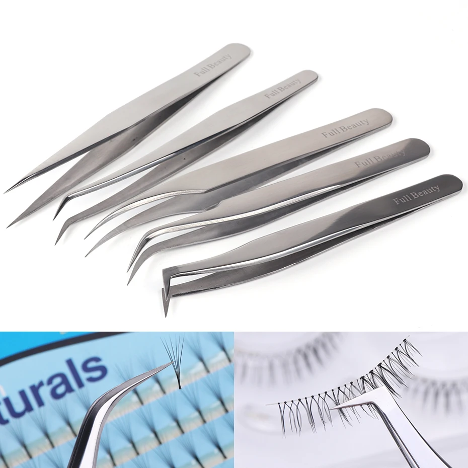 3Pcs Craft Tweezers Precision High Precision Metal Pointed Craft Tweezer  Lash Extension Tweezers for Eyelash Vinyl DIY Stickers - AliExpress