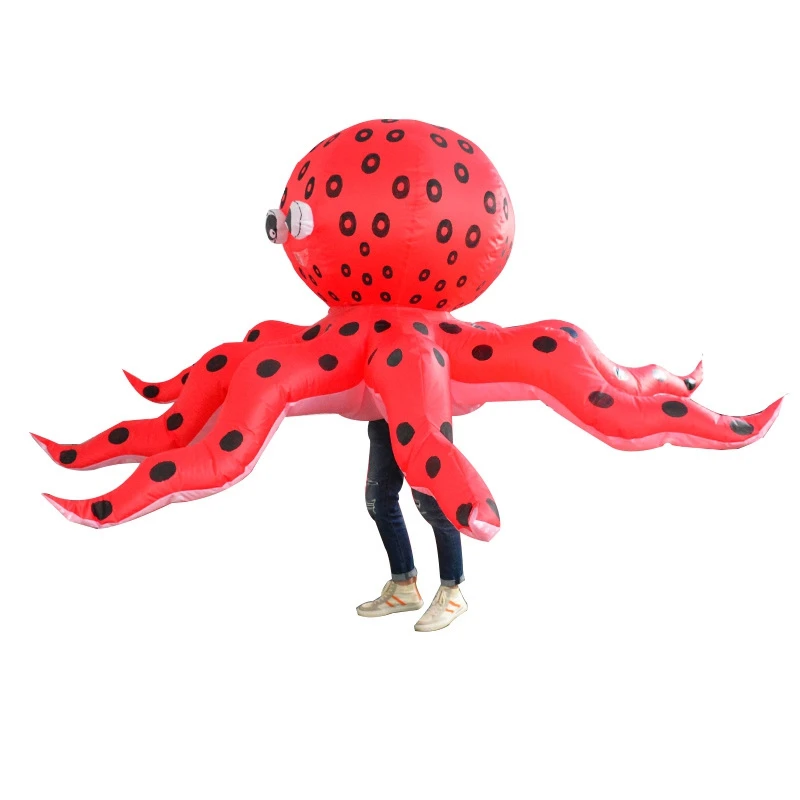 

Adult Octopus Inflatable Costume Anime Suit Dress Halloween Party Cosplay Costumes For Man Woman Boys Girls
