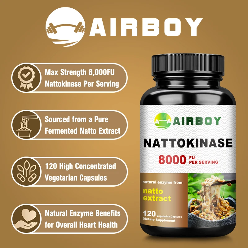 Nattokinase Supplement Promotes Overall Heart and Cardiovascular Health