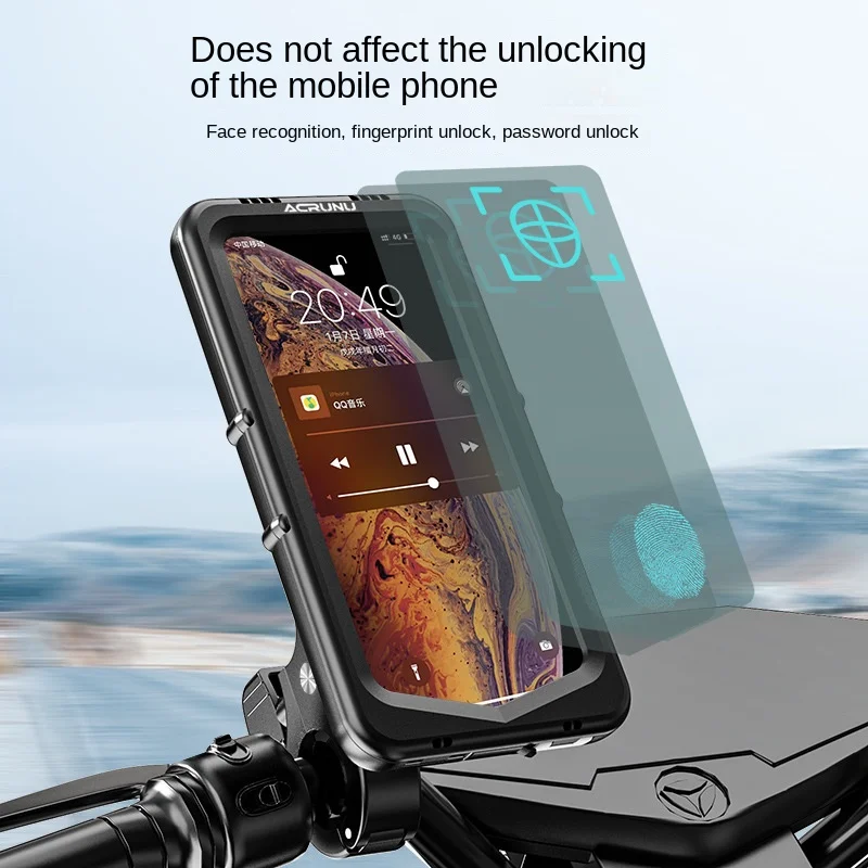 

Велосипедный держатель для сотового телефона, уличный держатель для сотового телефона для езды на горном велосипеде, устойчивый к дождю и скользящий однотонный навигационный кронштейн для мотоцикла