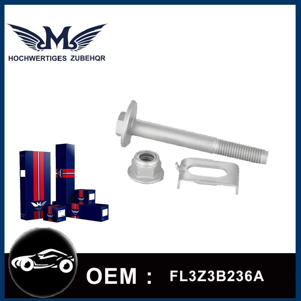 1 Set M Brand Cam Camber Adjustment Eccentric Bolt Kit OE FL3Z3B236A For Ford Raptor F150 Auto Replacement Parts