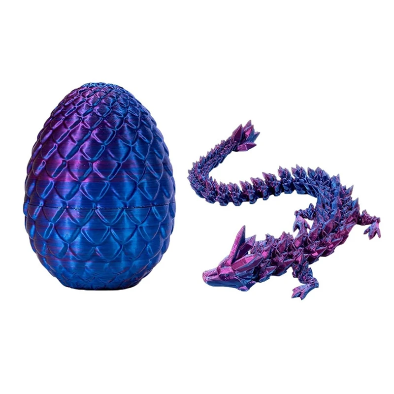 Dragon Egg, Easter Egg,12In Dragon Toy, Eggs With Inside,3D Printed Fidget Toys