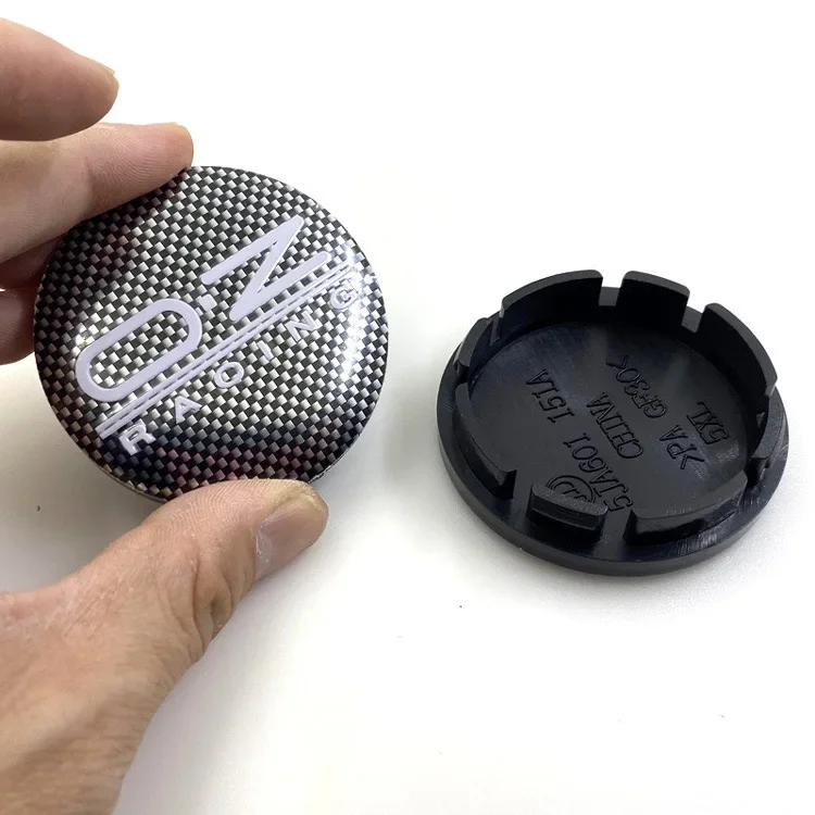 56mm OZ Wheel Hub Center Caps Car Badge Emblem Rim Dust-Proof Cover Auto Replacement Parts Accessories 4pcs
