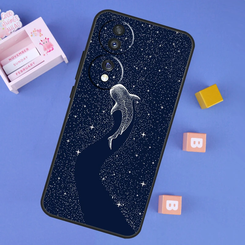 Starry Orca Whale Shark Protective Phone Case