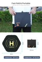 Sunnylife 80cm Waterproof Drone Landing Pad Set for DJI Mavic Series/Mavic Air Series/Mini Series Portable Landing Platfrom Mats 5