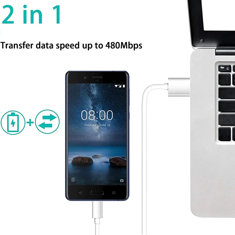 2.4A 1M TPE Type C USB A Fast Charging Data Cable Charger For Samsung Xiaomi Huawei Mobile Cell Smartphone USB-C Quick Cord Line S0ab7bdb0740b4092942128213dafe8ed5