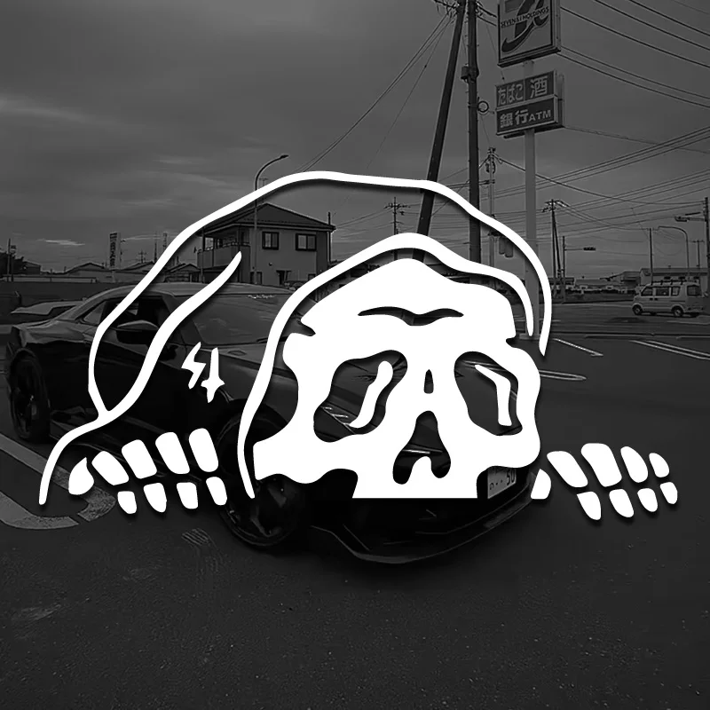Vibrant Cartoon Skull Stickers – Funny & Cute Decals