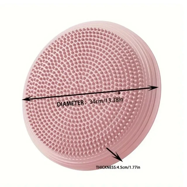 Thickened Yoga Mat Flat Balance Massage Yoga Trainer Exercise Fitness Equipment Shock Absorption Mat For Home Gym Use 3