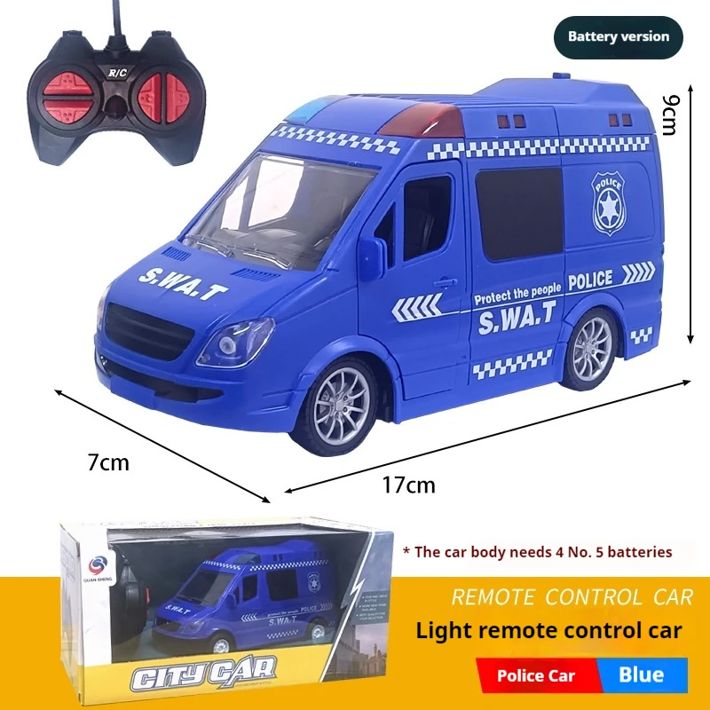 1: 20 Rc Ambulance Toy Car City Simulation Police Car  Fire Truck Rescue Vehicle Model  For Children Birthday Gifts Boys Toy 6