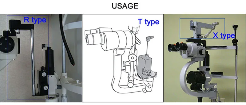Ophthalmic Applanation Tonometer Slit Lamp Auto Tonometer Portable Refractometer Applanation Tonometer R Type Slit Lamp