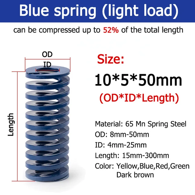 Shuxiang-Molla A Trazione 5 Pezzi, Diametro Del Filo 0.3mm, Diametro Esterno 3mm, Lunghezza 10-120mm 304 In Acciaio Inox Doppio Gancio Di Espansione Tensione Di Espansione Molla (Length : 25mm - Foto 9