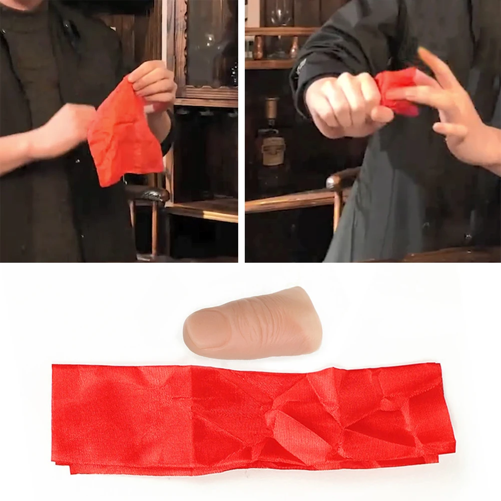 Funny Prank Close Up Vanish Appearing Finger Stage Magician Props Tool