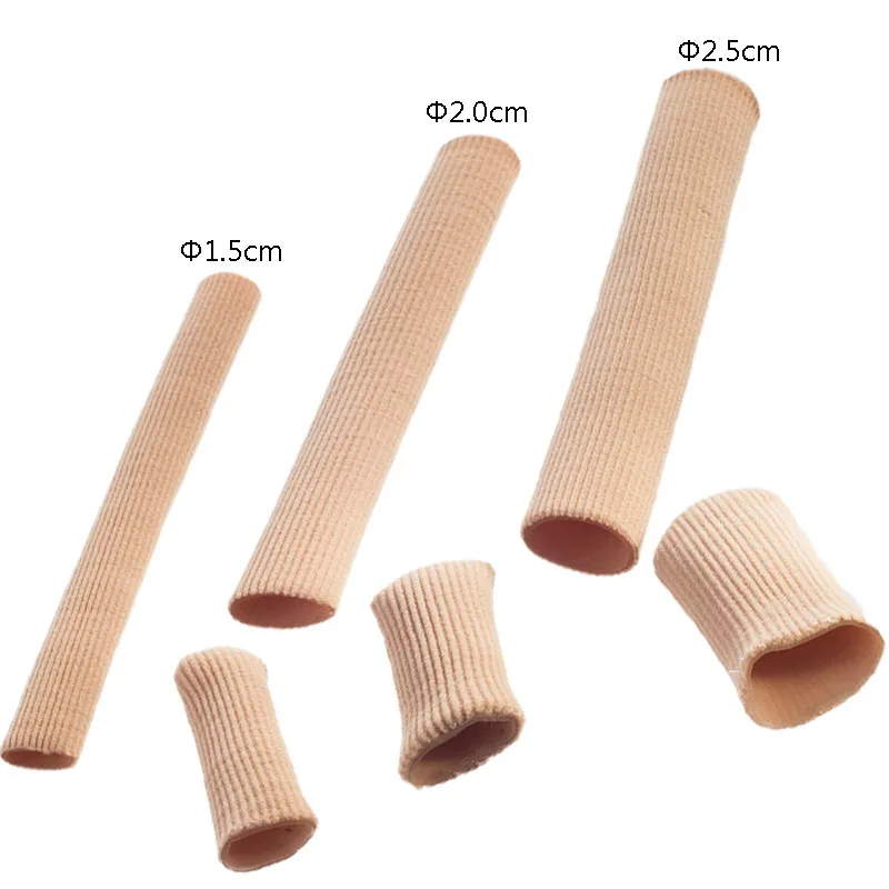 1Pc Silicone Toe Cover Gel Protector Pad Cut Fabric Toe Separator Finger Gel Tube Pain Relief