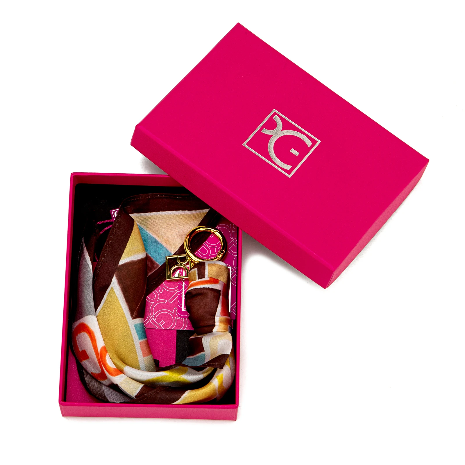 Silk Scarf Pendant Accessory View 3