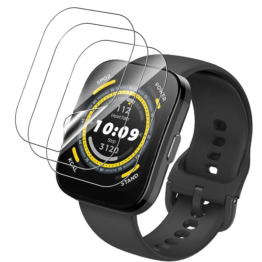 

3 шт./партия, мягкая Гидрогелевая прозрачная защитная пленка для Xiaomi Huami Amazfit Bip 5, защита для экрана, полное покрытие для пленок Amazfit Bip5
