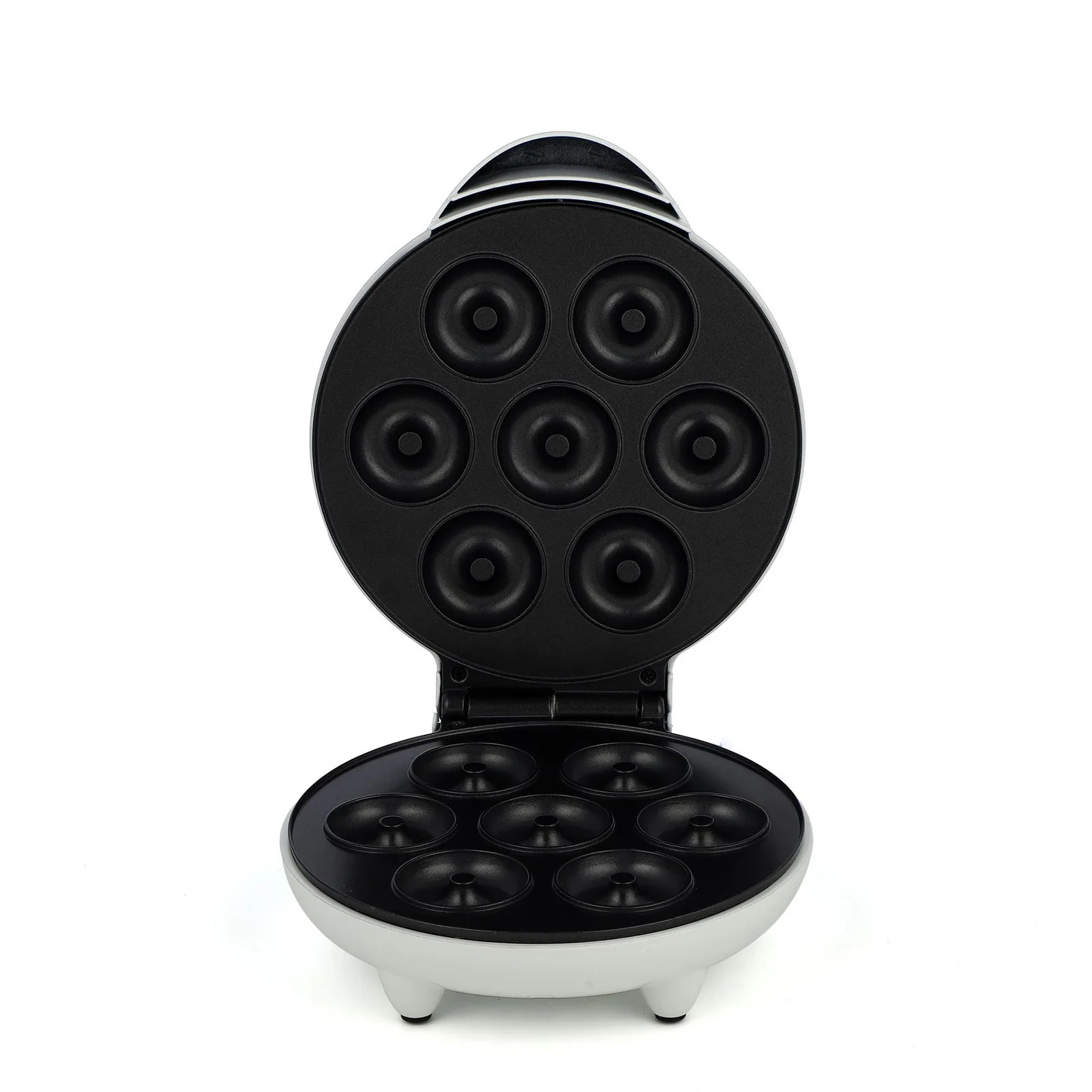 מכונת דונאטים מכונת דונאטים חשמלית מיני מכונת דונאטים מולטיפונקציונלית 2 צדדים לא מדביקה מכונת דונאטים