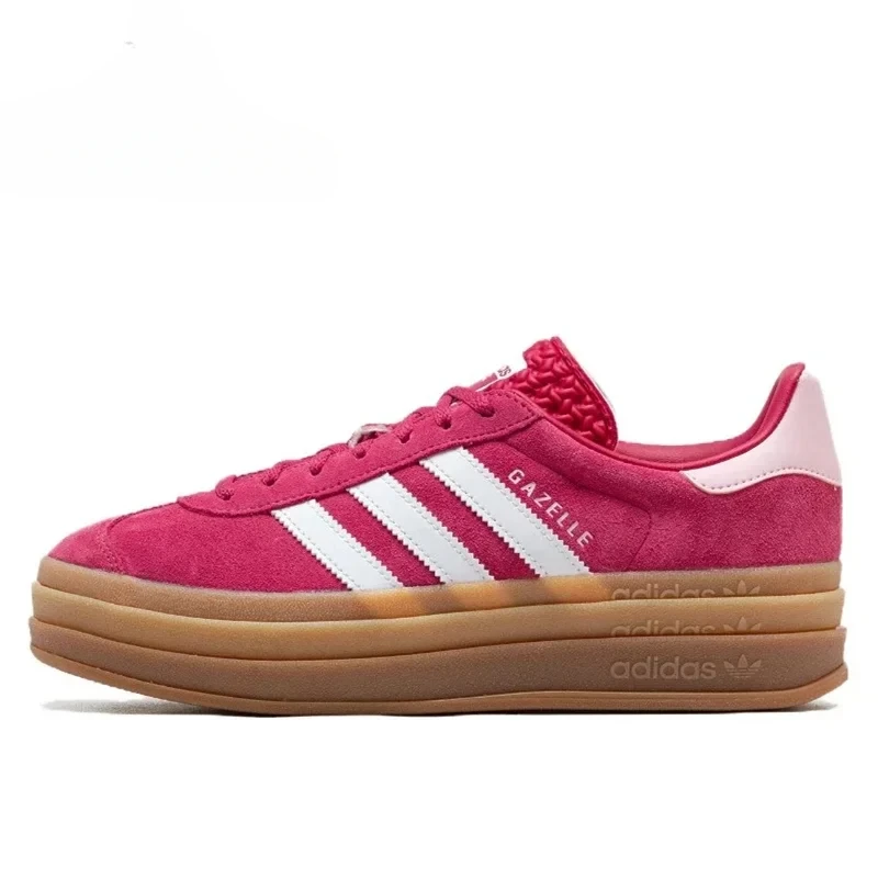 Adidas Originals Gazelle Bold Women's Retro Fashionable Casual Suede Leather Thick Soled Sports Shoes women running shoes women basketball shoes
