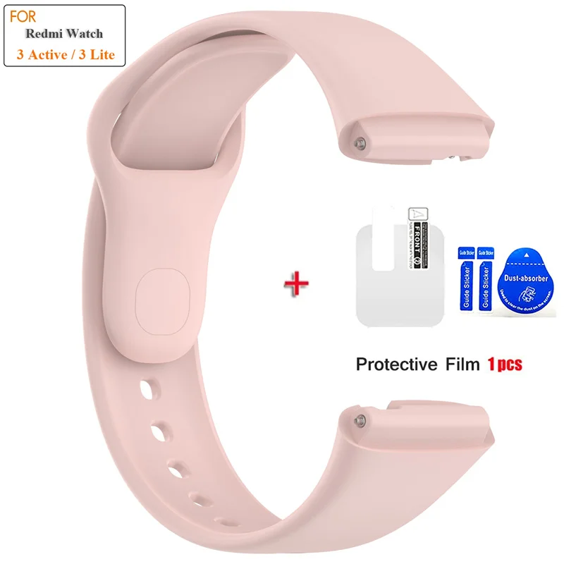 Soft Silicone Replacement Strap with Protector Film
