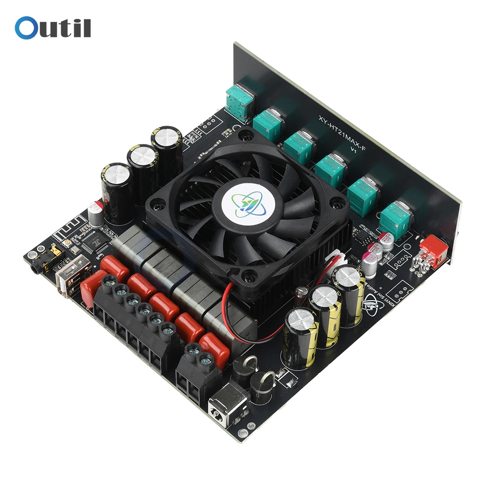 XY-HT21MAX Upgraded 2.1-Channel Bluetooth Amplifier Board 200W * 2