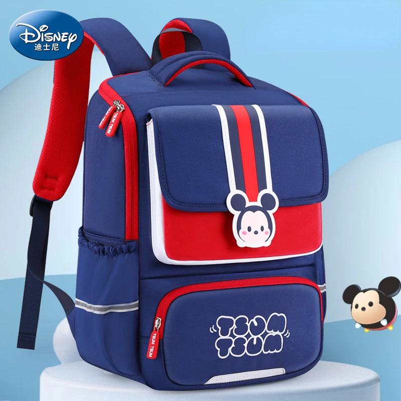 disney-mickey-new-boys'-school-bag-cartoon-fashion-boys'-backpack-high-quality-luxury-brand-children's-school-bag-large-capacity