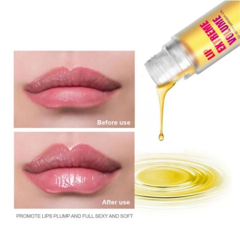 Long Lasting Lip Plumper Oil Serum Instant Volumising Essence Oil Repair Lip Fine Lines Increases Elasticity Sexy Lip Balm 4