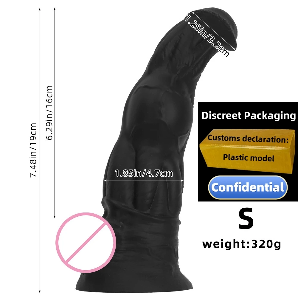 5 Sizes Huge Black Horse Dildo Anal Butt Plug Adult Sex Toys for Women Men Big Realistic Animal Penis Big Penis Male Masturbator