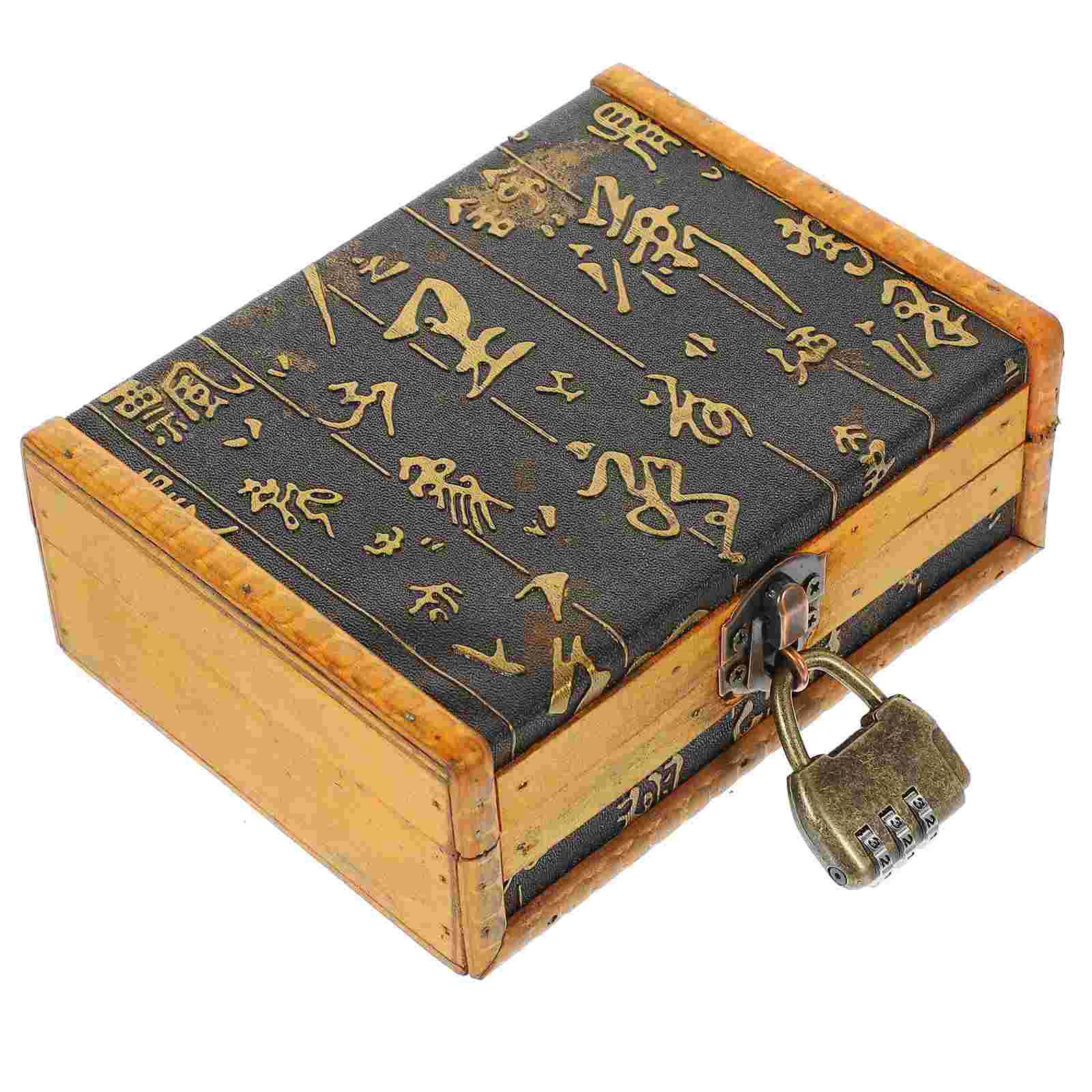 

Vintage Wedding Storage Box Child Retro Decor Wooden Jewelry Organizer Decorative Case