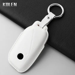 Copertura per Chiave Auto in Pelle Premium - Accessorio Elegante per Fob Portachiavi