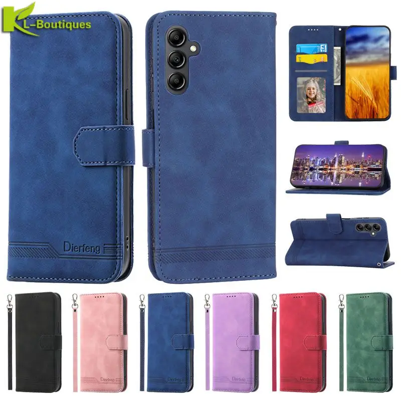 Per Samsung Galaxy A34 Custodia Portafoglio In Pelle Funda Per Samsung A 34 Cover Galaxia34 Sm-A346B Sm-A346E Magnet Flip Phone Case Coque