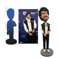Personalized Custom Bobblehead Figurines with Engraved Text for Valentine Gift Boy Friend Husband 1