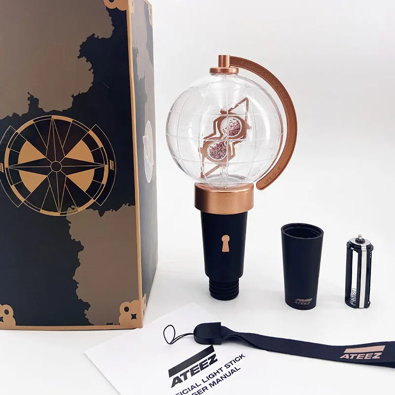 Original Kpop Ateezed Lightstick Korea Light Stick Globe Hand Lamp Concert Lamp Hiphop Party Flash Fluorescent Toys Fans Gift