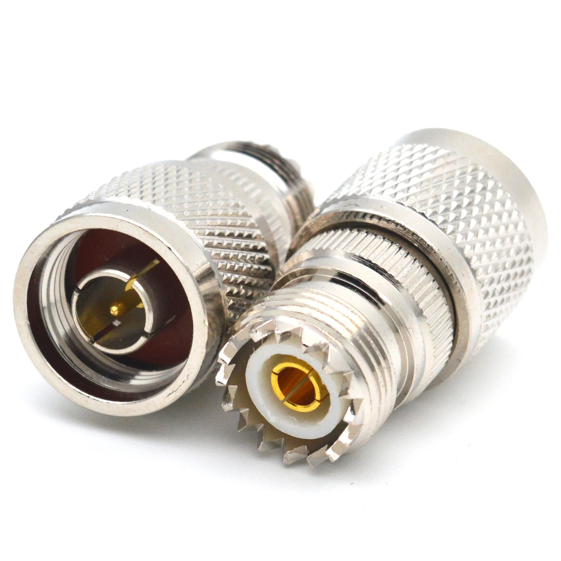 1pcs Connector Adapter N Male Plug to UHF SO239 Female jack RF Coaxial Converter Straight Wholesale